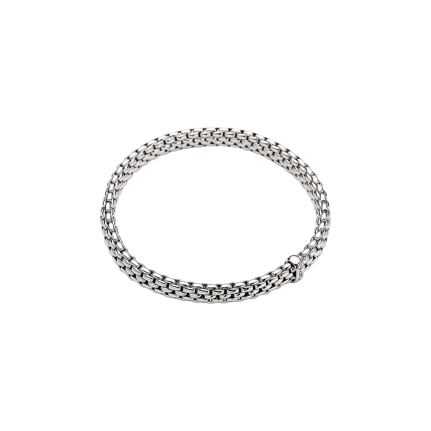 Fope Vendome Collection Flex It Bracelet in White Gold