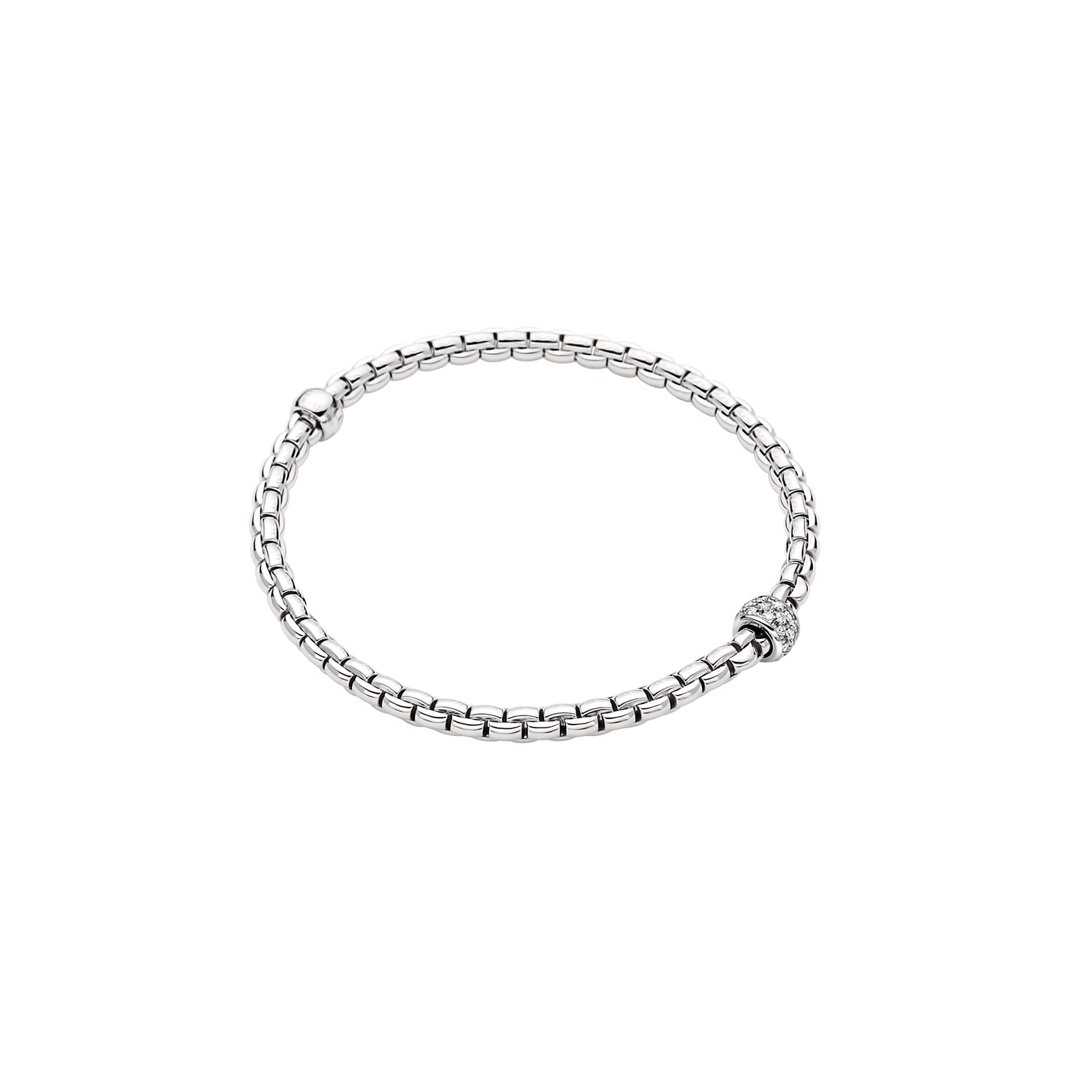 Fope Bracelet Eka Flex It Collection with Diamond Boule