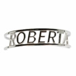 925 Sterling Silver Bracelet with Rigid Name