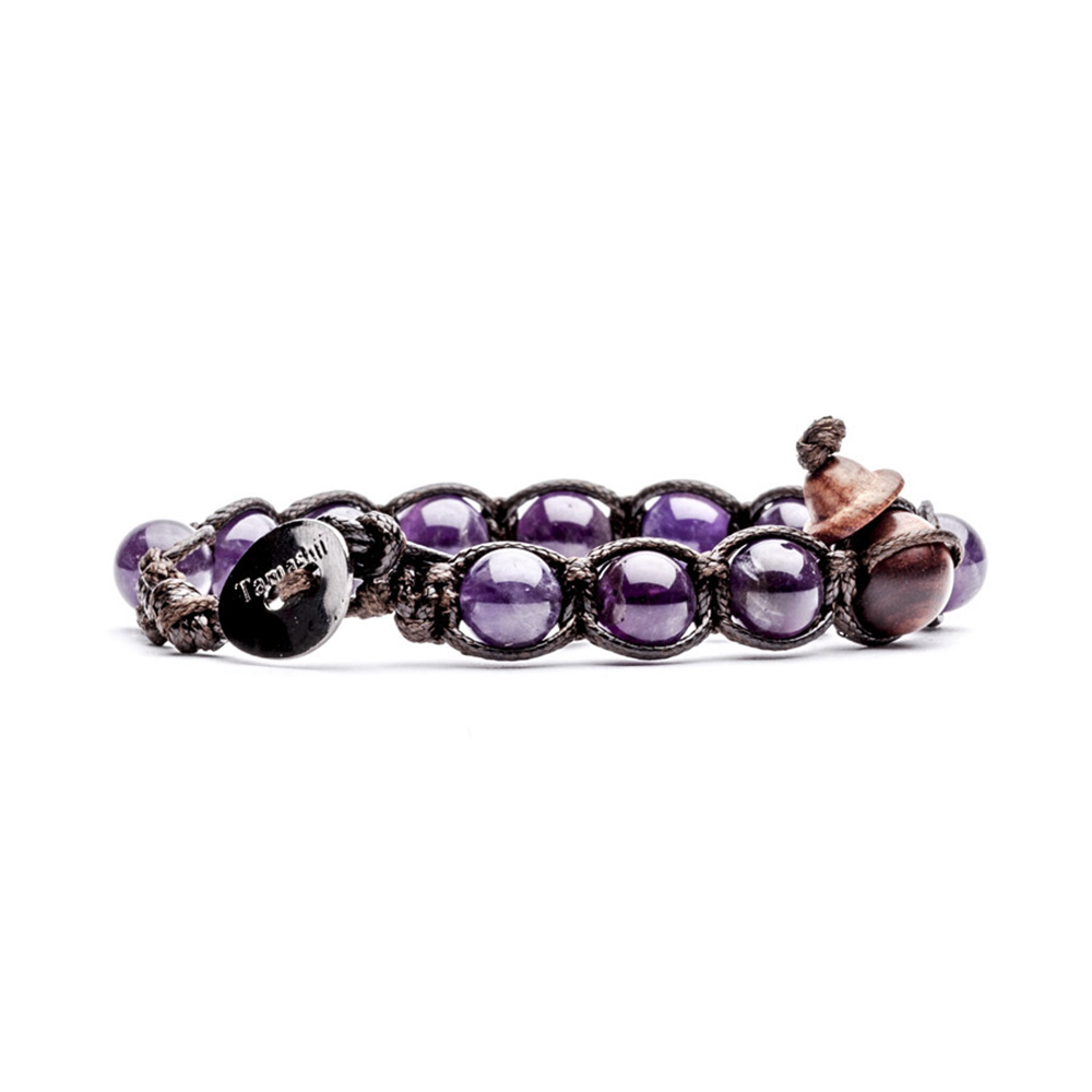 Original Tibetan Tamashii Bracelet with Purple Amethyst