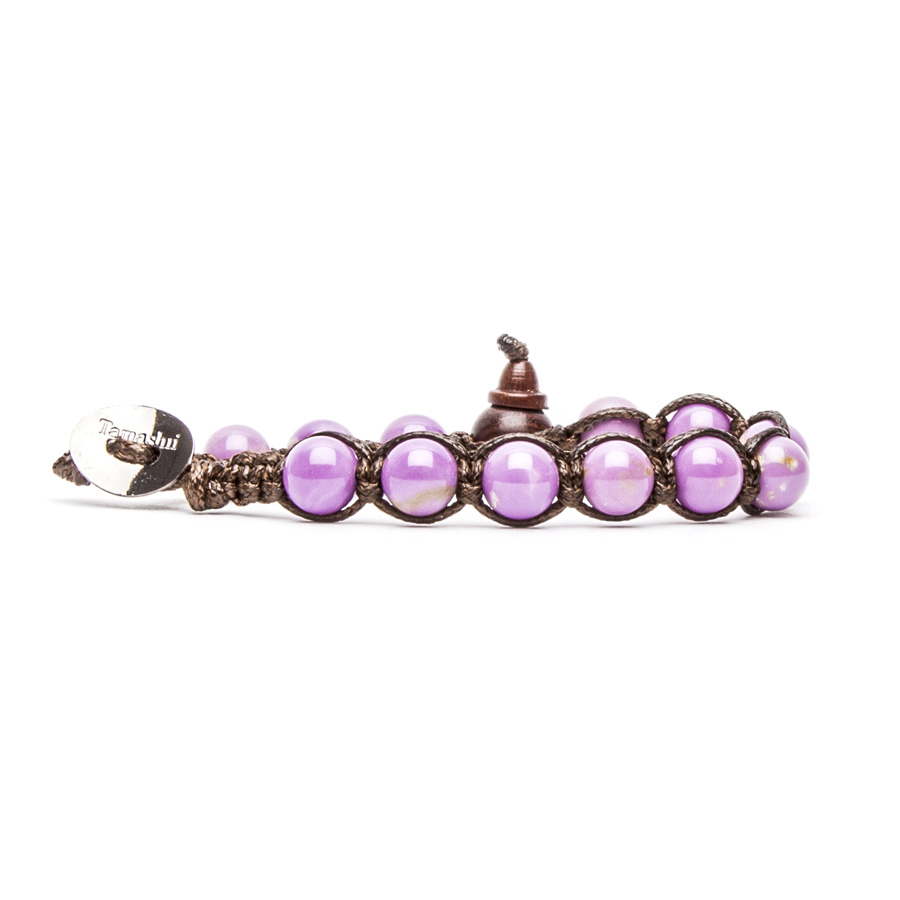 Tamashii Tibetanisches Armband Original Glimmer Lila