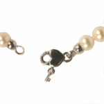 Bracelet Of White Cultured Freshwater Pearls mm. 6