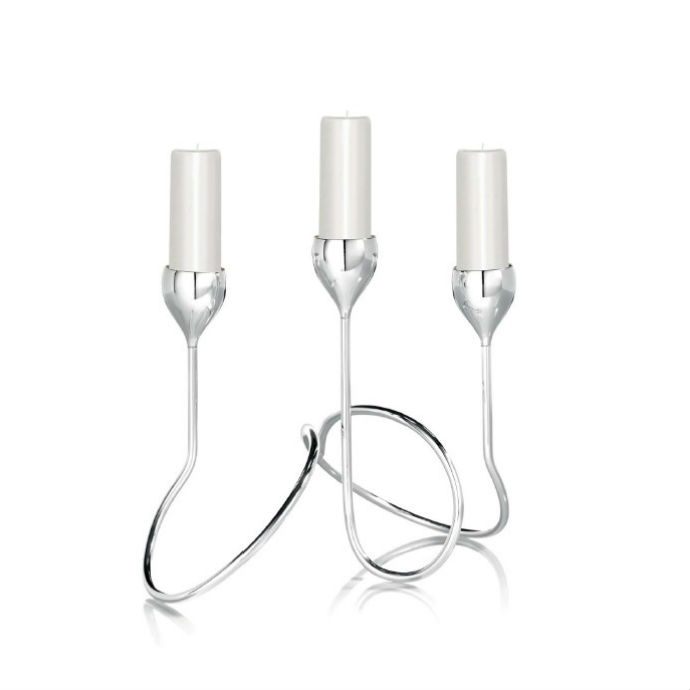 Ottaviani Line three-flame candlestick