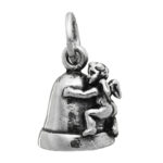 Giovanni Raspini 925 silver bell charm with bow