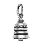 Giovanni Raspini 925 silver bell charm with bow