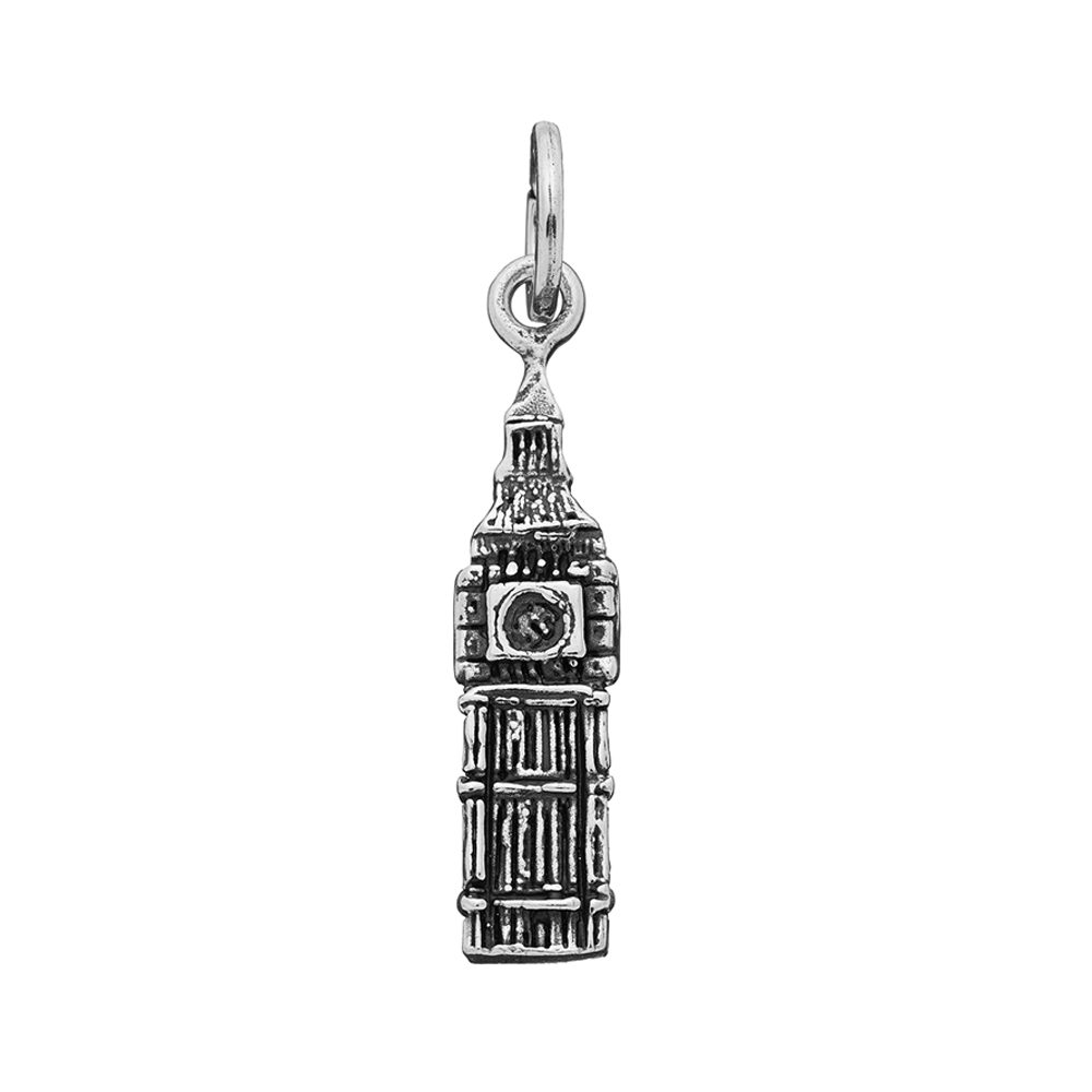 Giovanni Raspini Big Ben Charm 925 Sterling Silver Watch