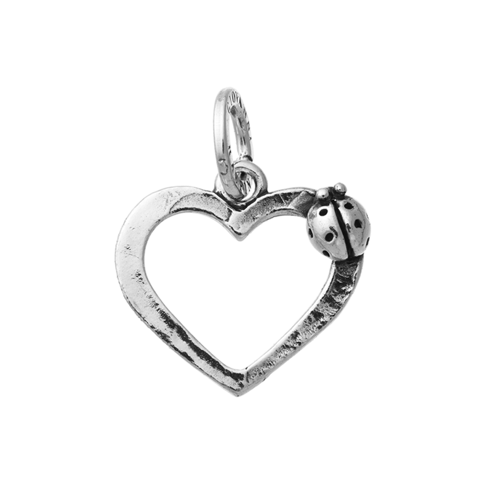 Giovanni Raspini Ladybug Heart Charm