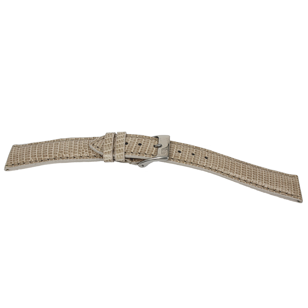 Eidechsenlederarmband Farbe Beige