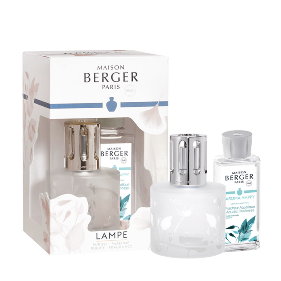 Lampe Berger Aroma Happy Box Set with Refill 250 ml. Aquatic Freshness fragrance