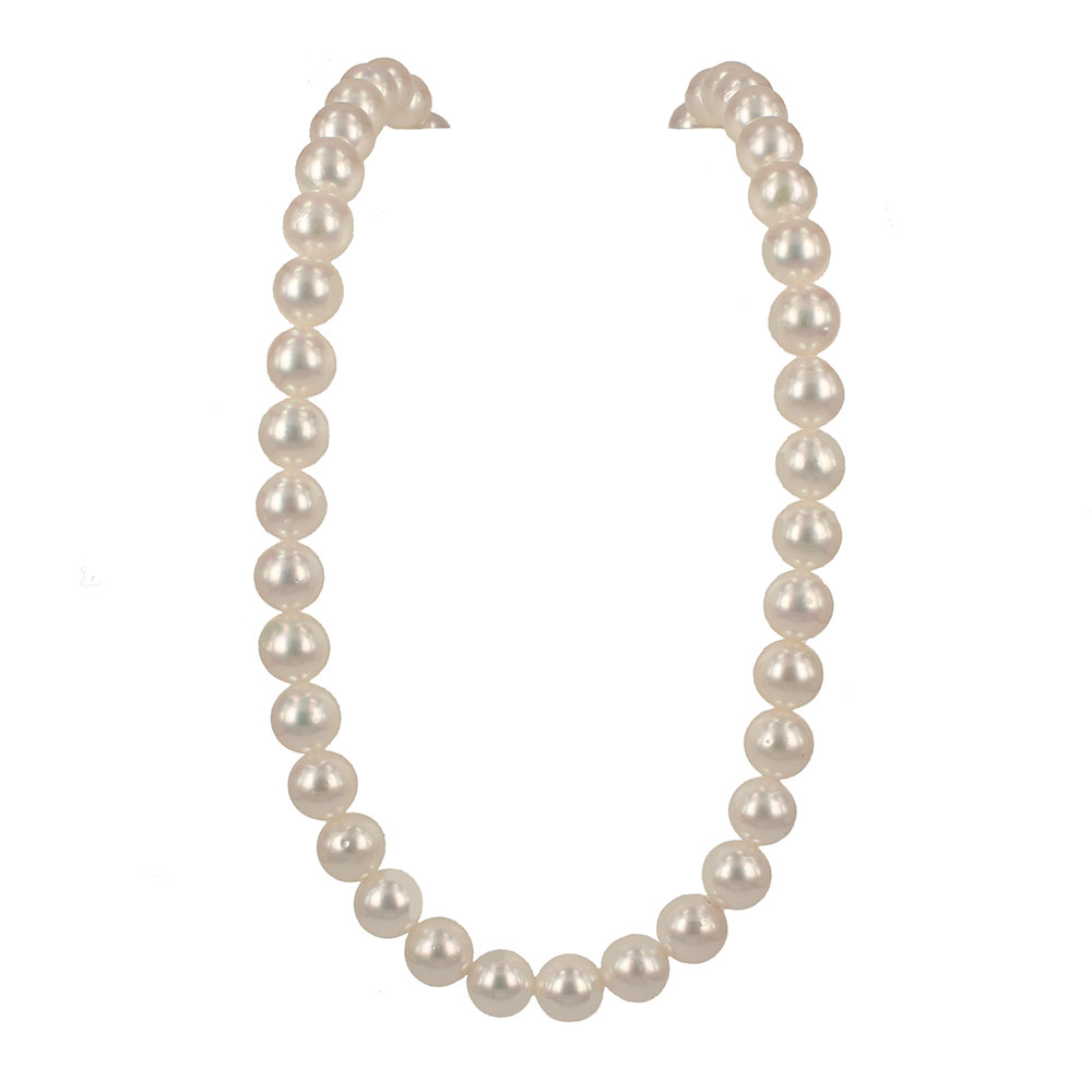 Fabio Ferro Necklace of Sea Water Cultured Pearls 8-8.5 mm