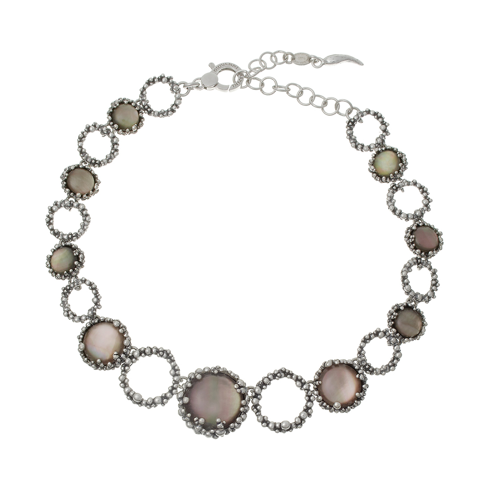 Giovanni Raspini Maui Mother of Pearl and Hydrothermal Quartz Necklace