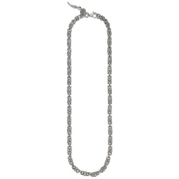 Giovanni Raspini Women's Necklace Mini Byzantine Link In 925 Sterling Silver