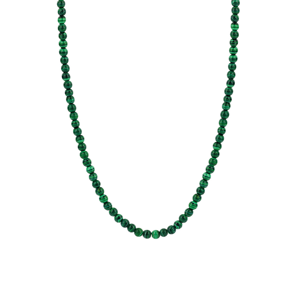 Ti Sento Milano Malachite Pearls Necklace