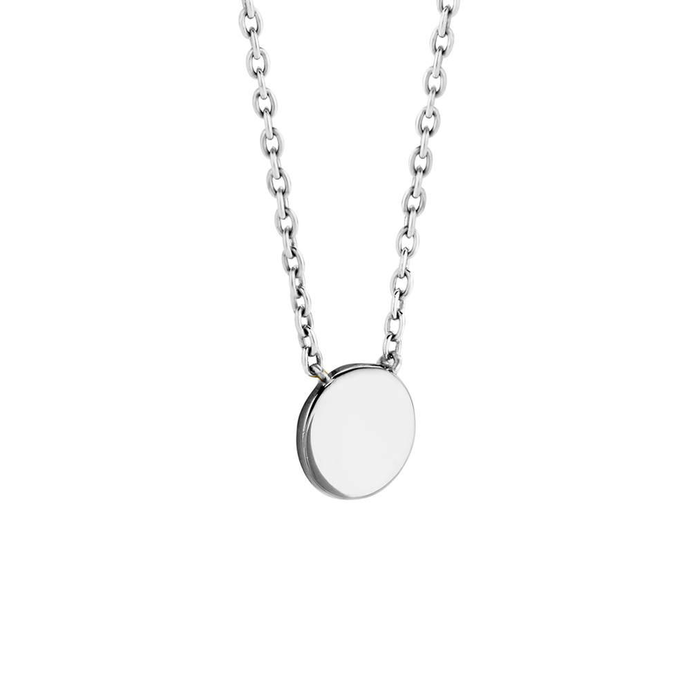 Ti Sento Milano Saucer Silver Necklace