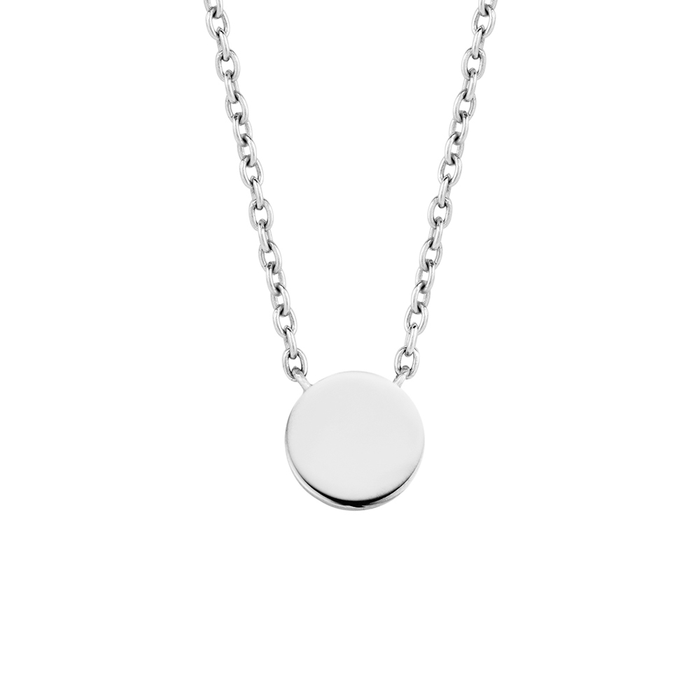 Ti Sento Milano Saucer Silver Necklace