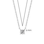 Ti Sento Milano Punto Luce Zircon necklace