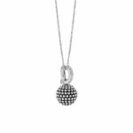 Ti Sento Milano 925 Sterling Silver Women's Necklace With Mini Bubble Spherical Pendant