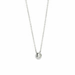 Ti Sento Milano 925 Sterling Silver Women's Necklace With Onion Point Pendant With Zircon