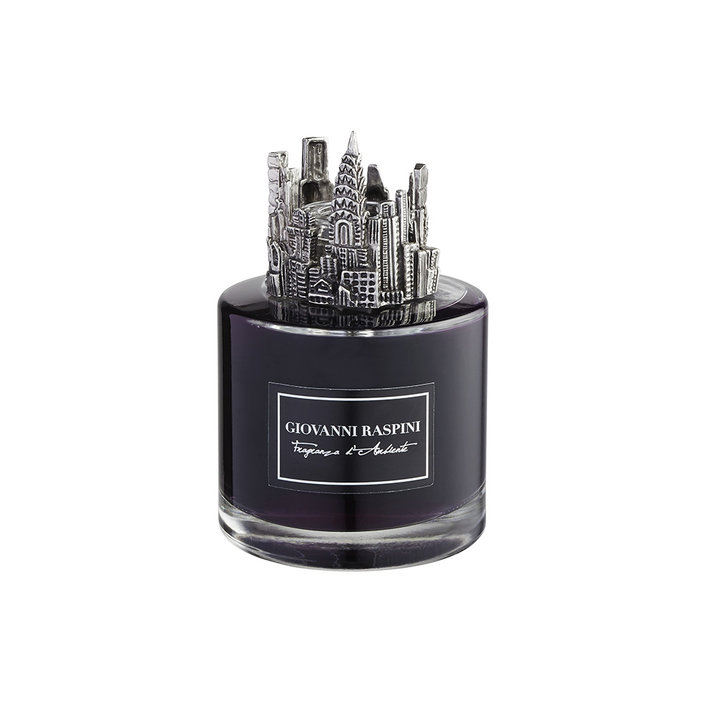 Diffusor Giovanni Raspini Gotham City Piccolo 200 ml "Nero Divino" in Weiß Bronze