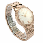 Festina Women's Rose Plated Steel With Rhinestones