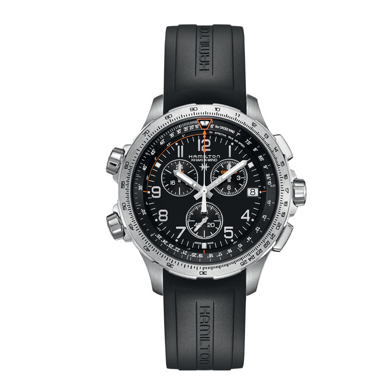 Hamilton Khaki X-Wind GMT Chrono Quartz 46mm Watch