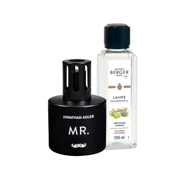 Lampe Berger Paris Collection Mr. in Black Lacquered Glass