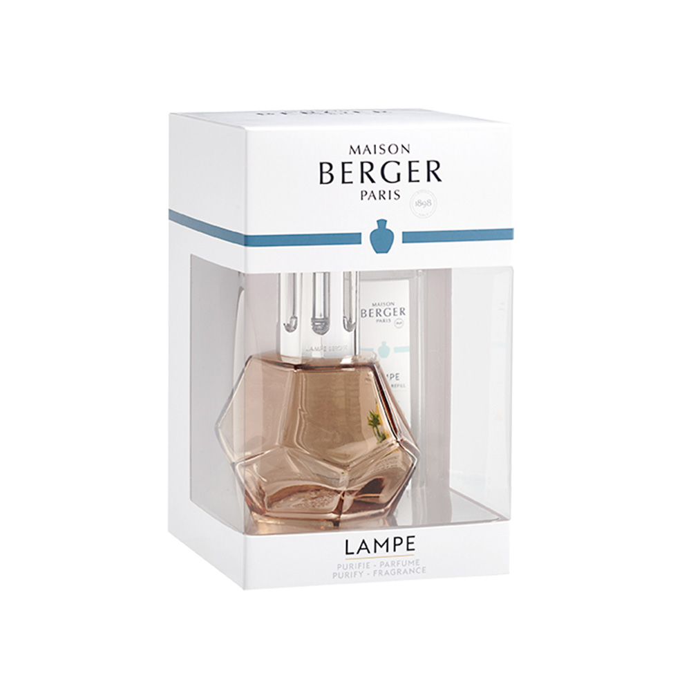 Lampe Berger Geometry Honey box set with 250 ml of Possière d'Ambre