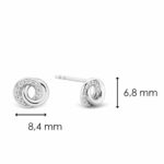 Ti Sento Milano Interlocking Zircons Earrings