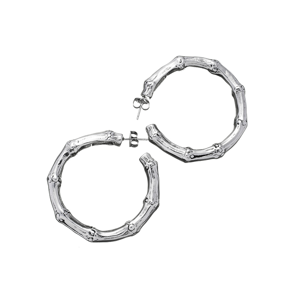 Giovanni Raspini Bamboo Hoop Earrings