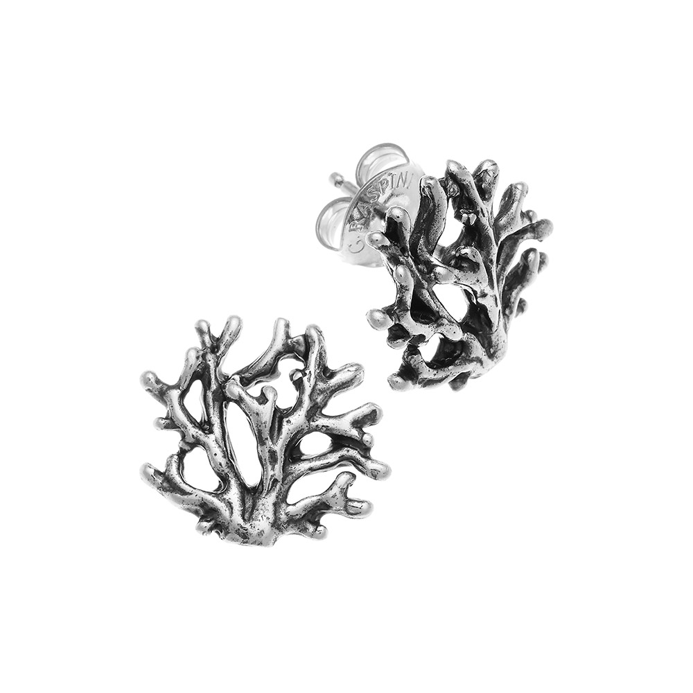 Giovanni Raspini Coral Earrings Small Fixed Lobe Earrings