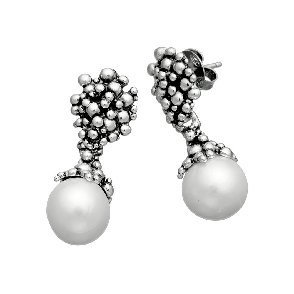 Earrings Giovanni Raspini Perlage Drops Collection with Mabè Pearls