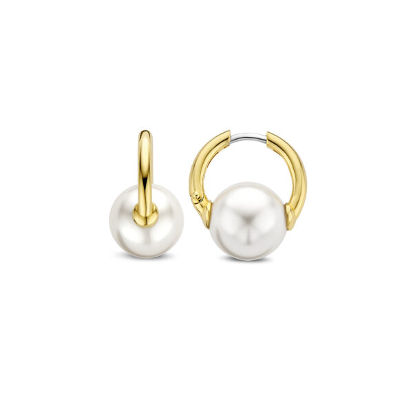 Ti Sento Milano Goldperlen-Ohrringe
