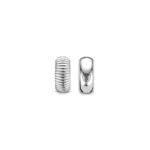 Ti Sento Milano Stud Earrings Large Silver Plated