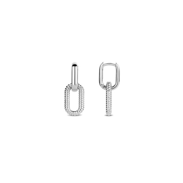 Ti Sento Milano Striped Drop Earrings