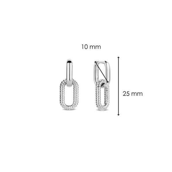 Ti Sento Milano Striped Drop Earrings