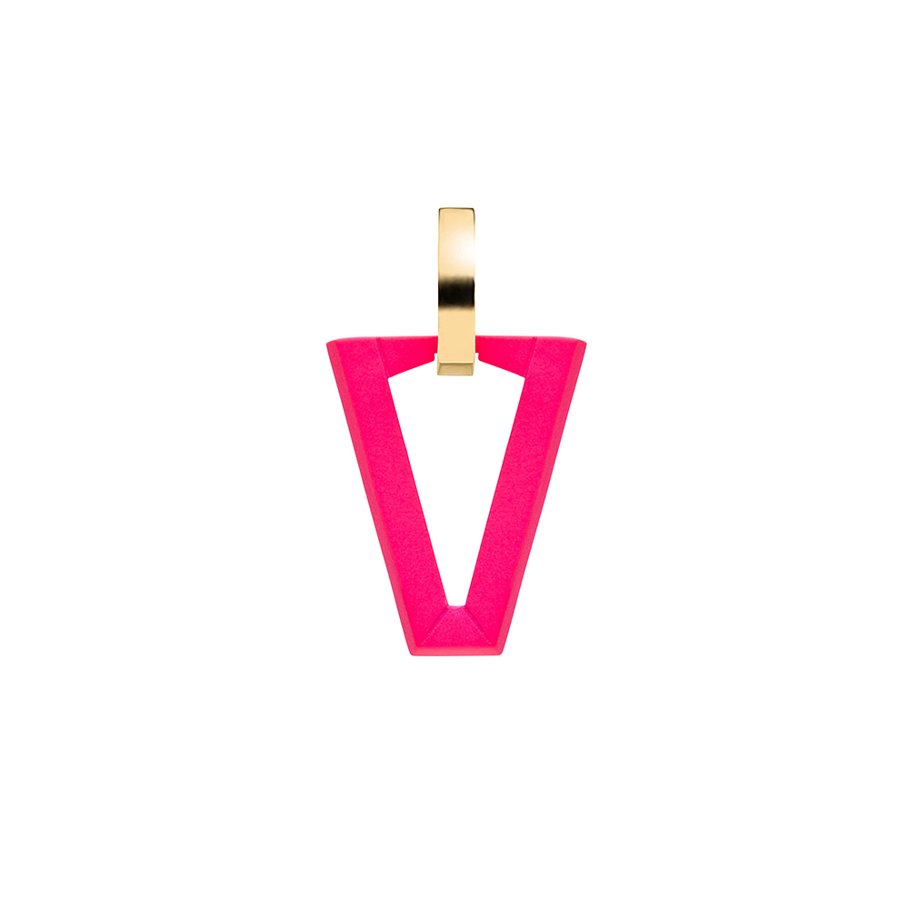 Valentina Ferragni Uali Fluo Pink Earring