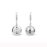 Ti Sento Milano Silver Pointoluce Earrings With Cubic Zirconia