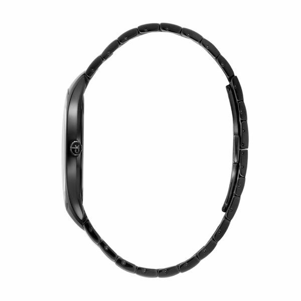 Uhr Calvin Klein Classic MM. 38 aus schwarzem PVD-Stahl mit schwarzem Zifferblatt