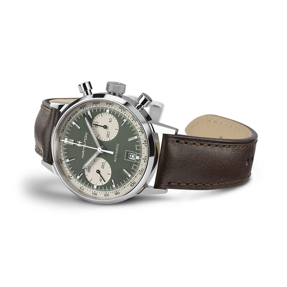 Hamilton American Classic Intra-Matic Auto Chrono Green 40mm Watch