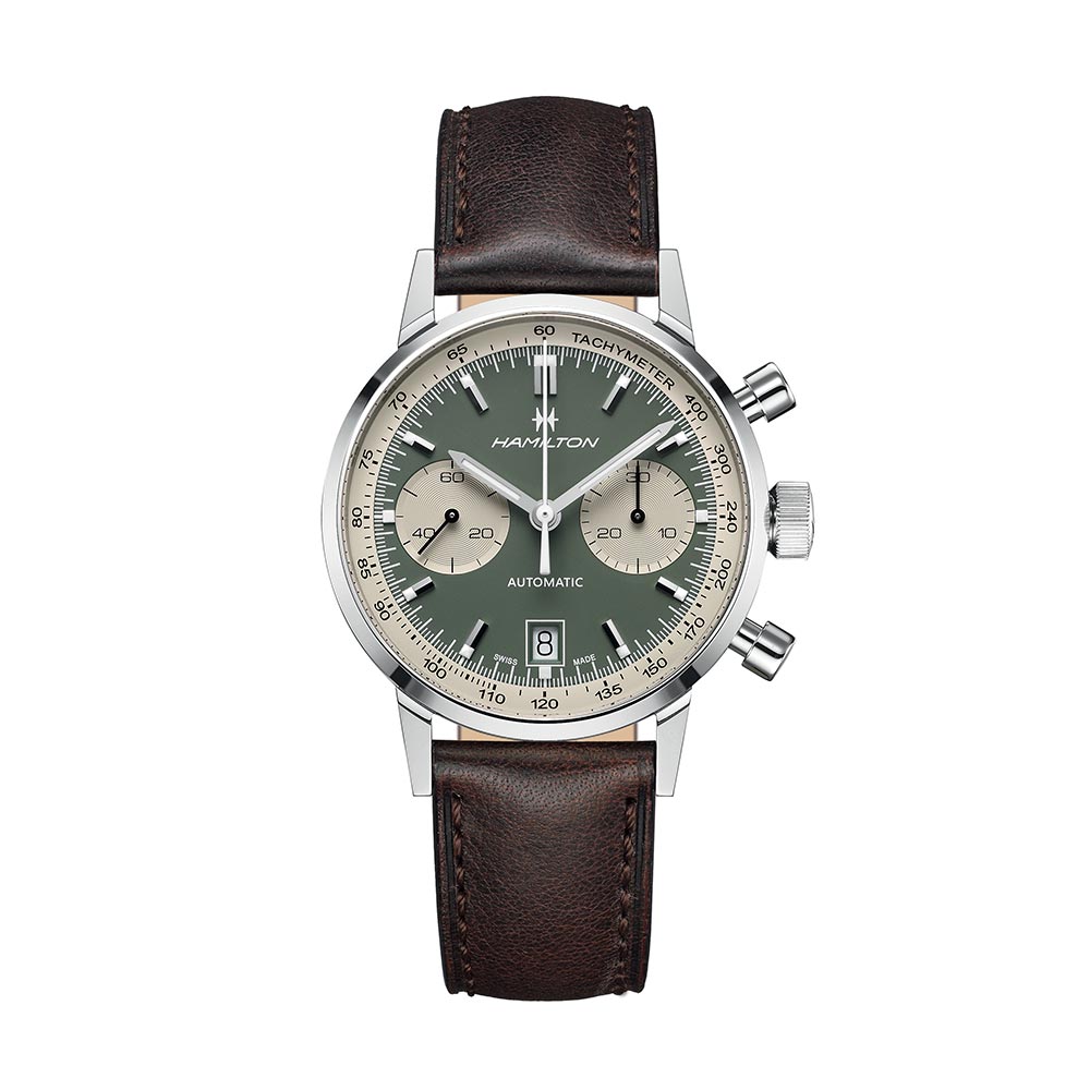 Hamilton American Classic Intra-Matic Auto Chrono Green 40mm Watch