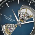 Hamilton Jazzmaster Open Heart Auto Blau 40 mm Uhr