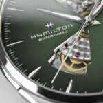 Hamilton Jazzmaster Open Heart Auto Grün 40 mm Uhr