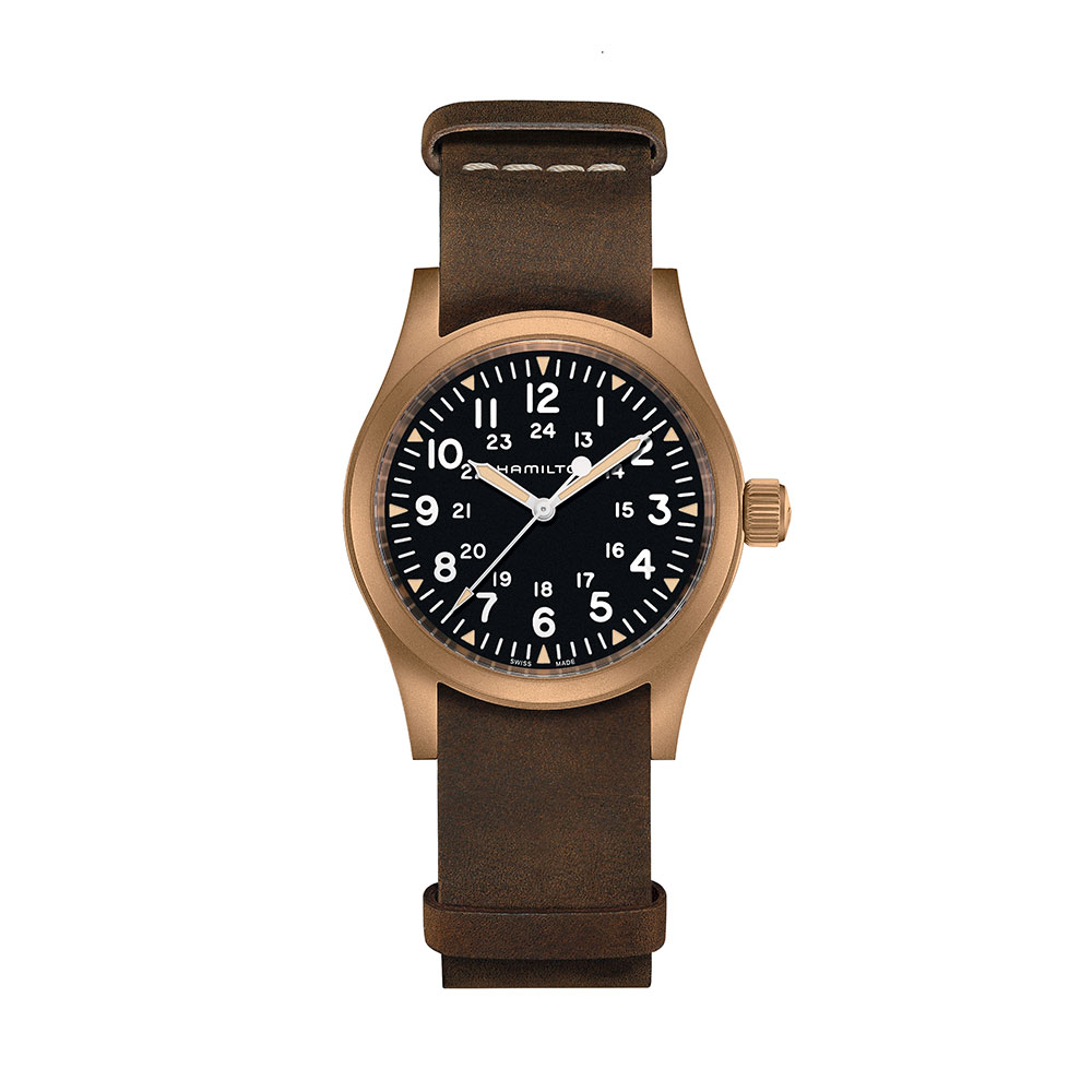 Hamilton Khaki Field Mechanical Bronze 38mm Watch