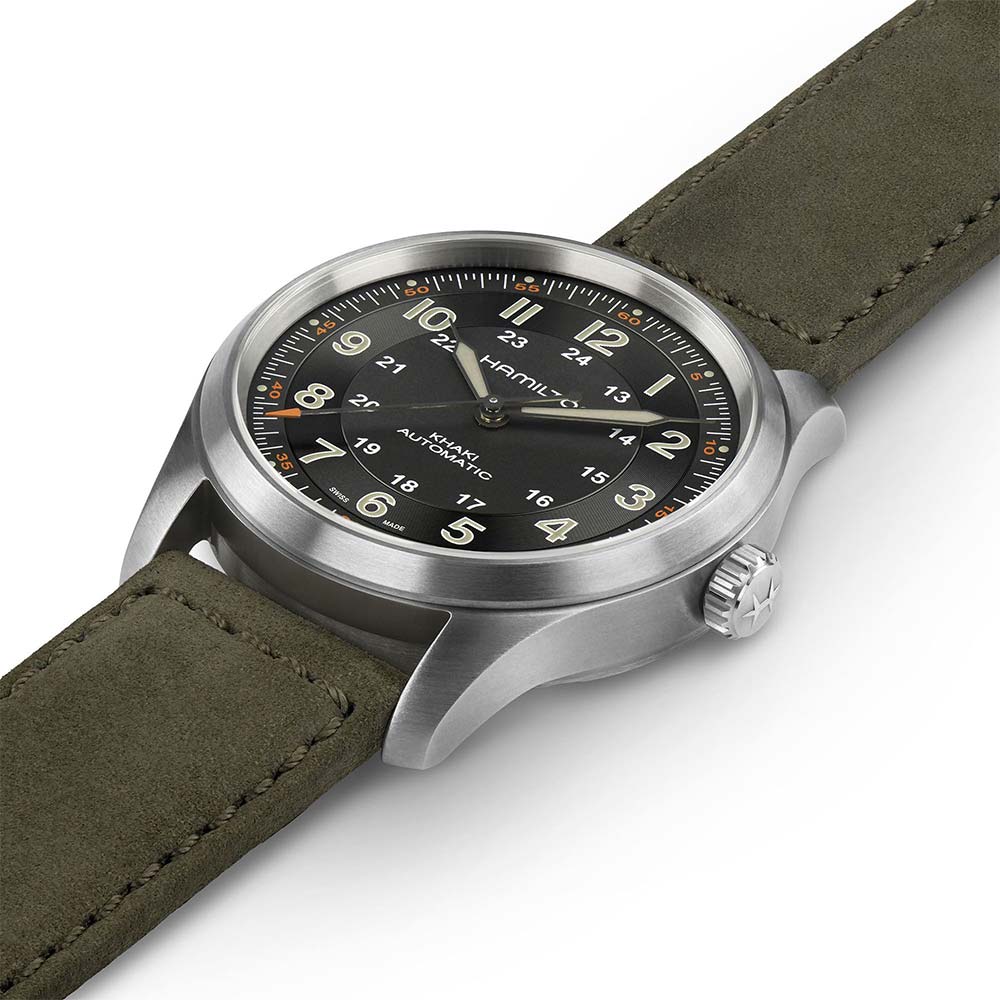 Hamilton Khaki Field Titanium Auto Black 38mm Watch