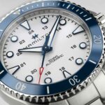 Hamilton Khaki Navy Scuba Weiß Automatikuhr 43 mm