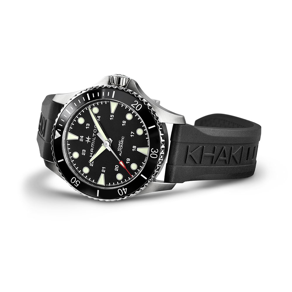 Hamilton Khaki Navy Scuba Auto Black 43mm Watch