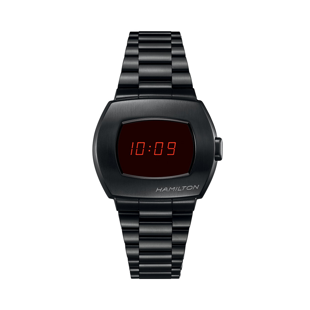 Hamilton Psr Black American Classic Digital Quartz Watch