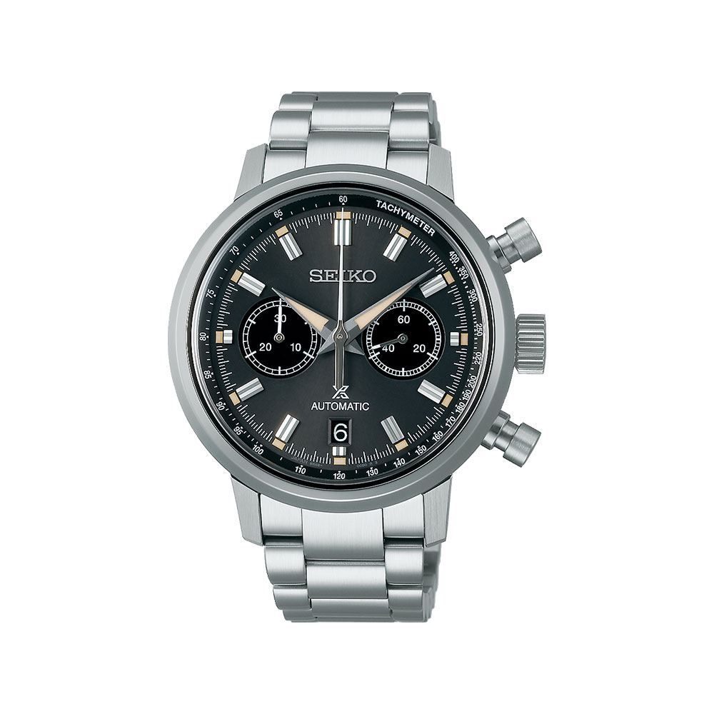 Orologio Seiko Prospex Chronograph Speedtimer Automatico Quadrante Grigio SRQ037J1 42,5 mm