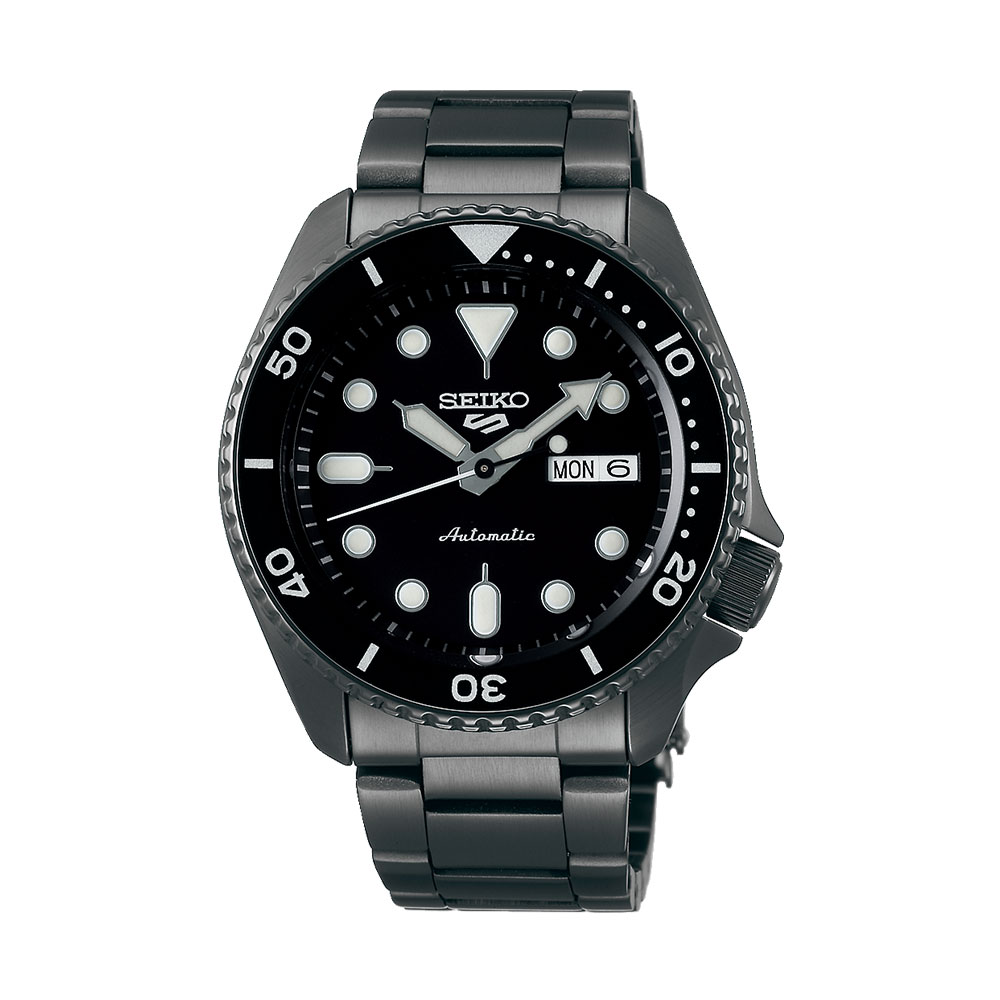 Seiko SRPD65K1 5 Sport Automatic Steel Coated Grey 42.5 mm