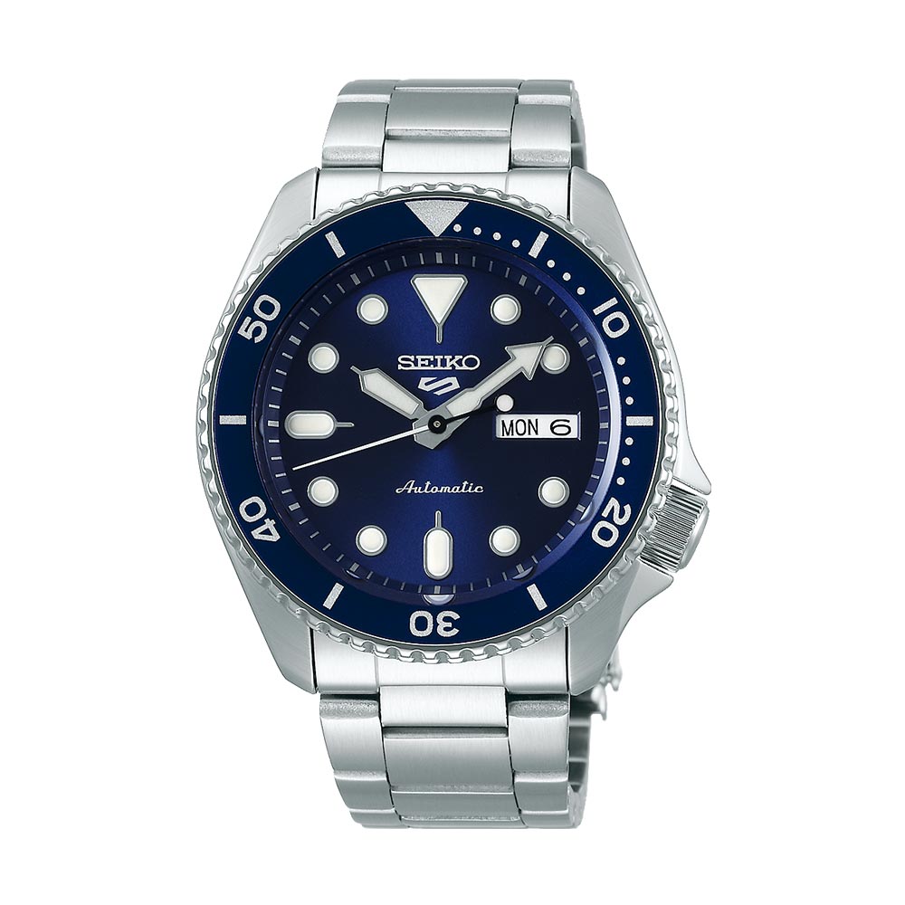 Seiko SRPD51K1 5 Sport Automatic Blue Bezel 42.5 mm
